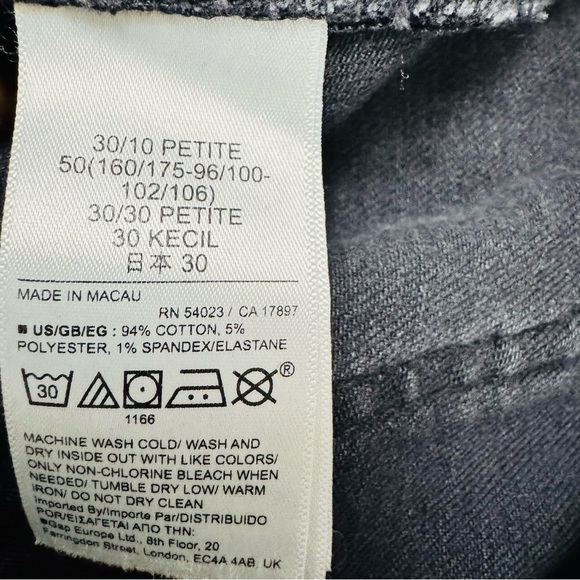 GAP Black Flare Wide Leg Jeans - Picture 6 of 7